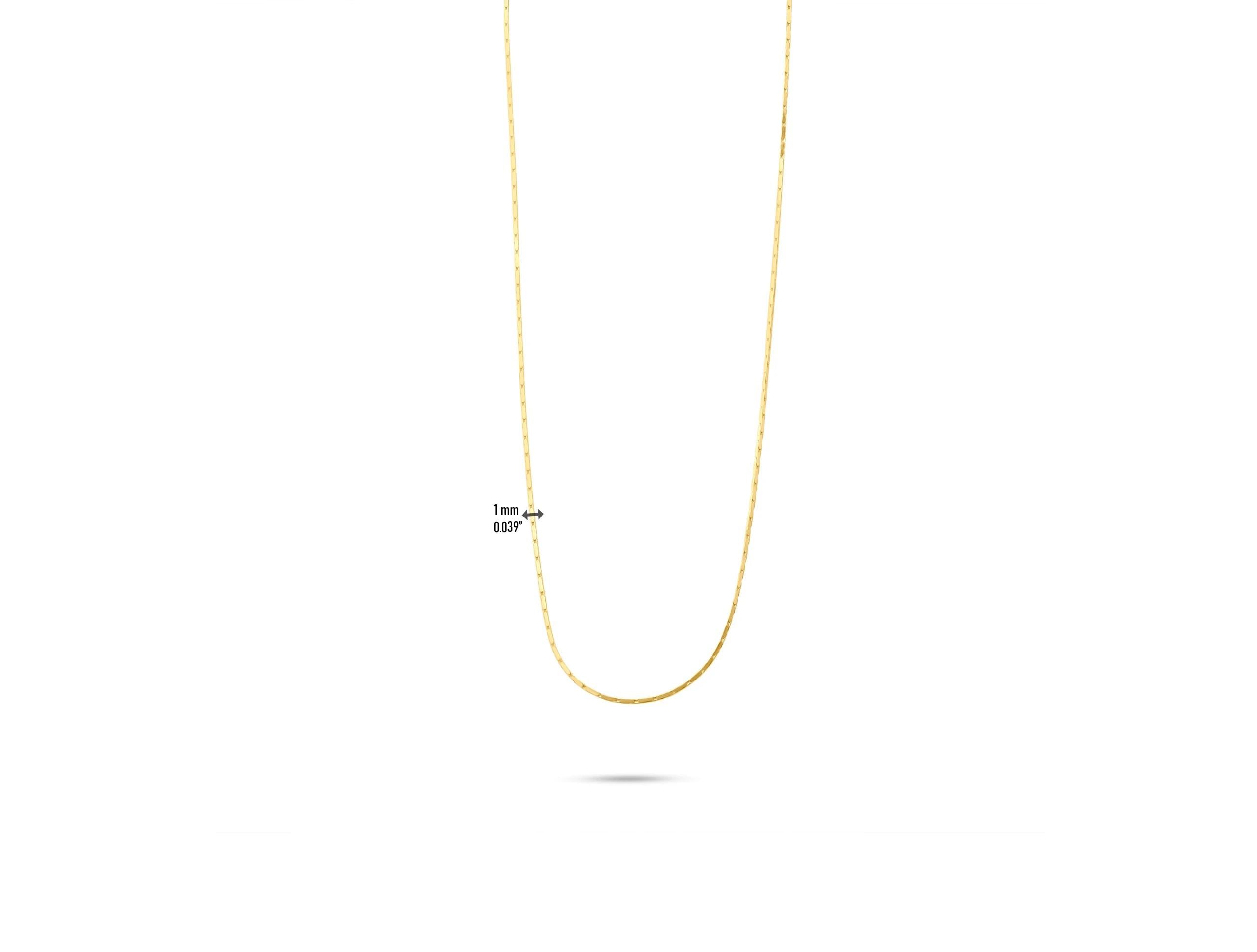 14K Solid Gold Chain Bracelet - Dainty Real Gold Bracelet