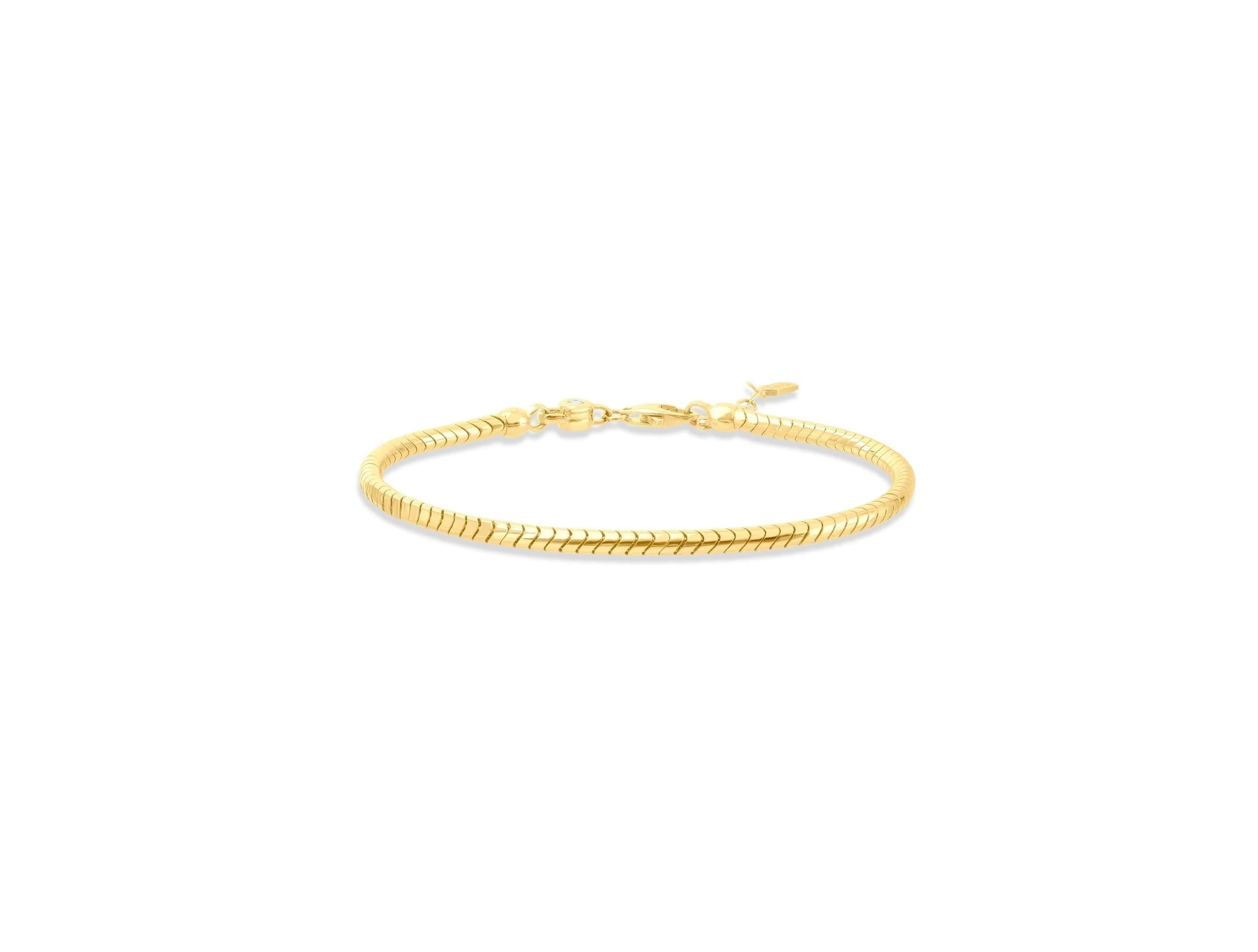 14K Solid Gold Box Chain Bracelet – Handmade Real Gold Square Link Jewelry