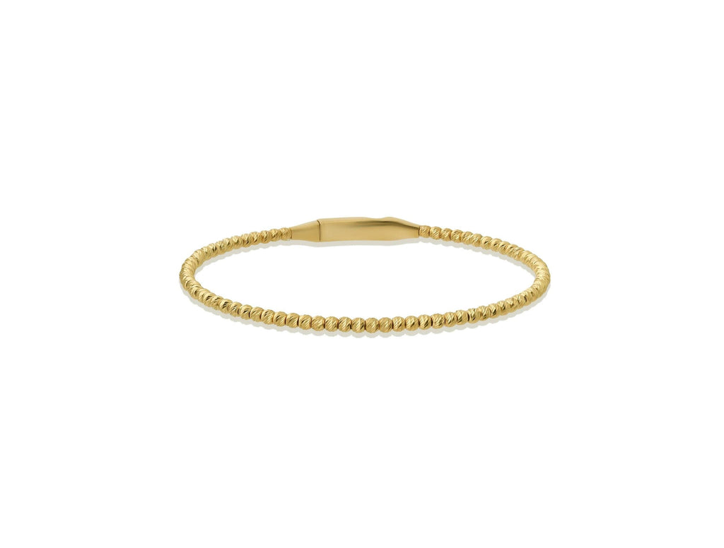 14K Solid White Gold Diamond Tennis Bracelet – Elegant Real Gold Jewelry