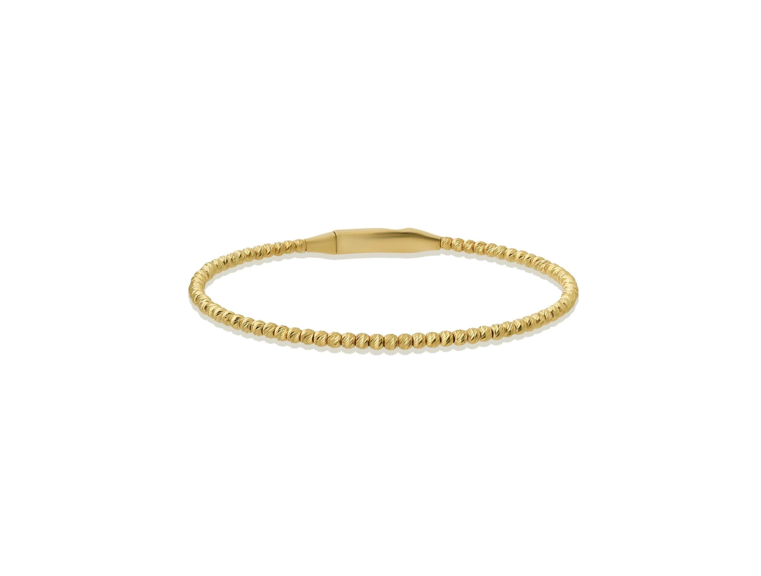 14K Solid White Gold Diamond Tennis Bracelet – Elegant Real Gold Jewelry